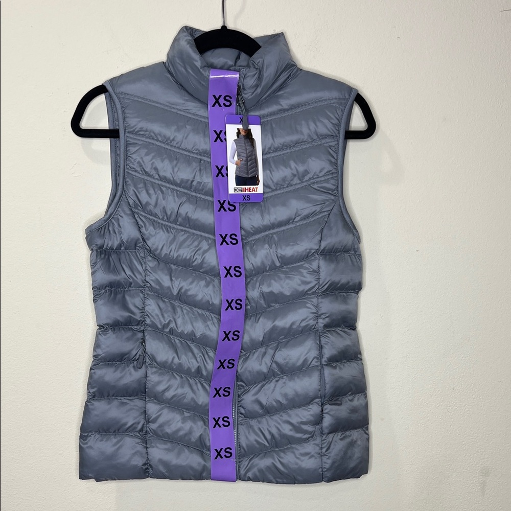 32 Degrees Silver Puffer Vest Brand New!